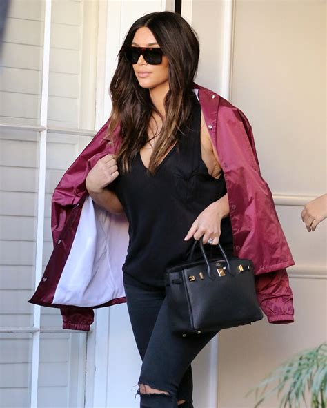 Kim Kardashian and Hermes kelly